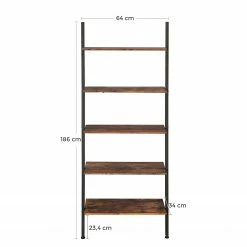 Red Living Leiterregal Crosshill II - Braun / Schwarz -Möbel Verkäufe 2024 1000226190 200922 17383700069 SKETCH DETAILS P000000001000226190 sketch