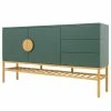 Tenzo Sideboard Scoop - Eiche teilmassiv - Dunkelgrün -Möbel Verkäufe 2024 1000226392 201006 12073800129 IMAGE P000000001000226392
