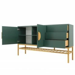 Tenzo Sideboard Scoop - Eiche teilmassiv - Dunkelgrün -Möbel Verkäufe 2024 1000226392 201006 12073800131 DETAILS P000000001000226392