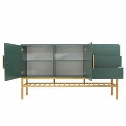 Tenzo Sideboard Scoop - Eiche teilmassiv - Dunkelgrün -Möbel Verkäufe 2024 1000226392 201006 12073800133 DETAILS P000000001000226392