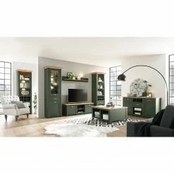 Norrwood Sideboard Cardet - Moosgrün / Eiche Wotan Dekor -Möbel Verkäufe 2024 1000227576 201016 13050300117 MOOD DETAILS P000000001000227576 mood