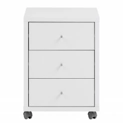 Furnitive Rollcontainer Vernas - Kreideweiß / Silber -Möbel Verkäufe 2024 1000227845 201021 16250500003 DETAILS P000000001000227845