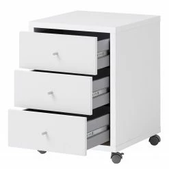 Furnitive Rollcontainer Vernas - Kreideweiß / Silber -Möbel Verkäufe 2024 1000227845 201021 16250800004 DETAILS P000000001000227845