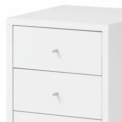 Furnitive Rollcontainer Vernas - Kreideweiß / Silber -Möbel Verkäufe 2024 1000227845 201021 16250900005 DETAILS P000000001000227845