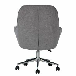 Furnitive Bürostuhl Valady II - Microfaser / Eisen - Grau / Chrom -Möbel Verkäufe 2024 1000230741 220322 032 DETAILS P000000001000230741