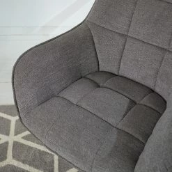 Furnitive Bürostuhl Valady II - Microfaser / Eisen - Grau / Chrom -Möbel Verkäufe 2024 1000230741 220629 031 DETAILS P000000001000230741