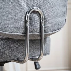 Furnitive Bürostuhl Orlu II - Webstoff / Eisen - Hellgrau / Chrom 22 Furnitive Bürostuhl Orlu II - Webstoff / Eisen - Hellgrau / Chrom -Möbel Verkäufe 2024 1000230748 220328 032 DETAILS P000000001000230748