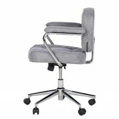 Furnitive Bürostuhl Orlu II - Webstoff / Eisen - Hellgrau / Chrom 18 Furnitive Bürostuhl Orlu II - Webstoff / Eisen - Hellgrau / Chrom -Möbel Verkäufe 2024 1000230748 220330 031 DETAILS P000000001000230748