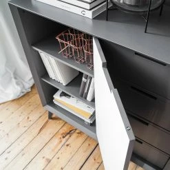 Loftscape Sideboard Nevez II - Weiß / Grau -Möbel Verkäufe 2024 1000230749 201113 13074100011 DETAILS P000000001000230749