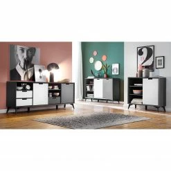 Loftscape Sideboard Nevez I - Weiß / Grau -Möbel Verkäufe 2024 1000230756 201113 13082700036 MOOD DETAILS P000000001000230756 mood
