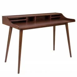 Norrwood Schreibtisch Moyon - Walnuss Furnier / Walnuss