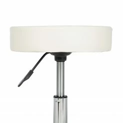 Furnitive Drehhocker Leek - Kunstleder / Metall - Weiß -Möbel Verkäufe 2024 1000231308 220406 030 DETAILS P000000001000231308