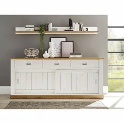 Ridgevalley Sideboard Ollezy II - Pinie Weiß Dekor / Eiche Wotan Dekor -Möbel Verkäufe 2024 1000231951 201204 06215800023 MOOD DETAILS P000000001000231951 mood