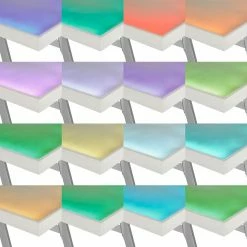 Furnitive LED Schreibtisch Vicq - Glas / Stahl - Weiß / Edelstahl -Möbel Verkäufe 2024 1000233942 210415 15083000067 DETAILS P000000001000233942