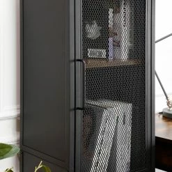 Red Living Regal Thenon - Schwarz / Braun -Möbel Verkäufe 2024 1000235693 201210 06233800200 DETAILS P000000001000235693