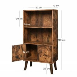 Red Living Bücherregal Surville - Eiche Rustikal Dekor -Möbel Verkäufe 2024 1000235724 210118 06433300196 SKETCH DETAILS P000000001000235724 sketch