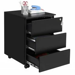 Loftscape Rollcontainer Le Cros - Stahl / Kunststoff - Schwarz -Möbel Verkäufe 2024 1000235772 210118 06474500377 DETAILS P000000001000235772