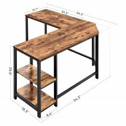 Red Living Eckschreibtisch Buxy II - Eiche Rustikal Dekor -Möbel Verkäufe 2024 1000235788 210118 06504200491 SKETCH DETAILS P000000001000235788 sketch