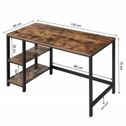 Red Living Schreibtisch Brillac - Eiche Rustikal Dekor - Breite: 120 cm -Möbel Verkäufe 2024 1000235793 210118 06512900528 SKETCH DETAILS P000000001000235793 sketch