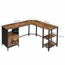 Red Living Eckschreibtisch Buxy III - Eiche Rustikal Dekor / Schwarz 13 Red Living Eckschreibtisch Buxy III - Eiche Rustikal Dekor / Schwarz -Möbel Verkäufe 2024 1000235794 210118 06513800534 DETAILS P000000001000235794