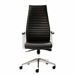 Mayer Sitzmöbel Chefsessel myDELUXE I - Leder / Aluminium - Schwarz -Möbel Verkäufe 2024 1000235979 210223 08513600012 DETAILS P000000001000235979