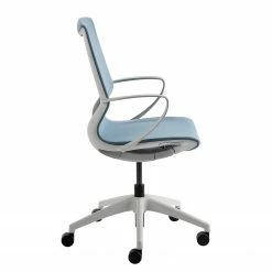 Mayer Sitzmöbel Bürodrehstuhl myMORRIS - Flachgewebe / Kunststoff - Hellblau / Weiß -Möbel Verkäufe 2024 1000236024 210223 08533100109 DETAILS P000000001000236024