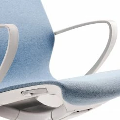 Mayer Sitzmöbel Bürodrehstuhl myMORRIS - Flachgewebe / Kunststoff - Hellblau / Weiß -Möbel Verkäufe 2024 1000236024 210223 08533300111 DETAILS P000000001000236024