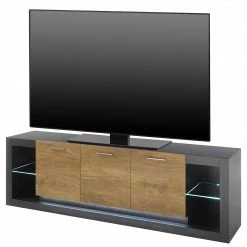 Red Living Lowboard Talence III - Kastanie Dekor / Grau