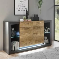 Red Living Sideboard Talence II - Kastanie Dekor / Grau -Möbel Verkäufe 2024 1000236850 201218 06044000051 MOOD DETAILS P000000001000236850 mood