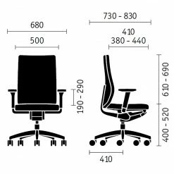 Sedus Bürostuhl se:do I - Grau -Möbel Verkäufe 2024 1000238027 210120 13172600017 SKETCH DETAILS P000000001000238027 sketch