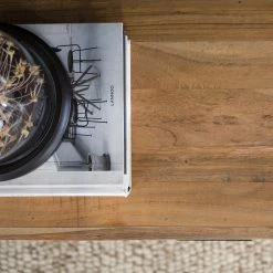 Ars Natura Sideboard Roody - Inkl. Beleuchtung - Akazie massiv / Metall - Akazie / Schwarz -Möbel Verkäufe 2024 1000238181 220420 075 DETAILS P000000001000238181