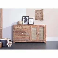 Naturoo Sideboard Rodern I - Sheesham massiv / Wiener Geflecht -Möbel Verkäufe 2024 1000239487 210108 13354000011 MOOD DETAILS P000000001000239487 mood