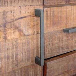 Red Living Sideboard Thiery - Mango massiv / Metall - Mango Braun / Anthrazit -Möbel Verkäufe 2024 1000239508 210108 13381500085 DETAILS P000000001000239508