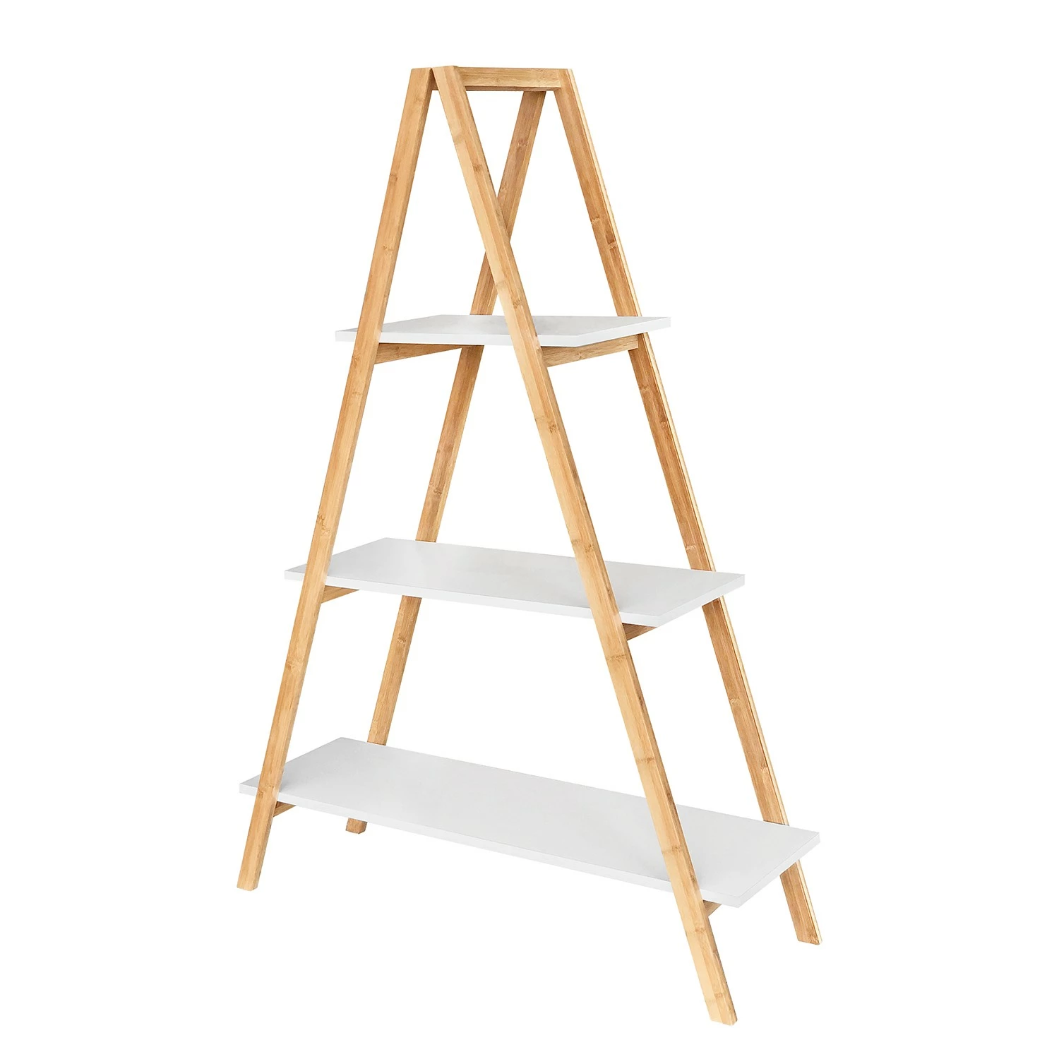 Mørteens Regal Tondern - Bambus teilmassiv - Weiß / Bambus 3 Mørteens Regal Tondern - Bambus teilmassiv - Weiß / Bambus