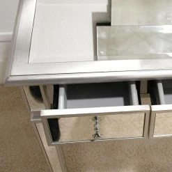 Velvet Studio Schreibtisch Embry - Silber -Möbel Verkäufe 2024 1000241547 210121 14211200017 DETAILS P000000001000241547