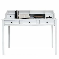 Velvet Studio Sekretär Chambly - Weiß / Schwarz