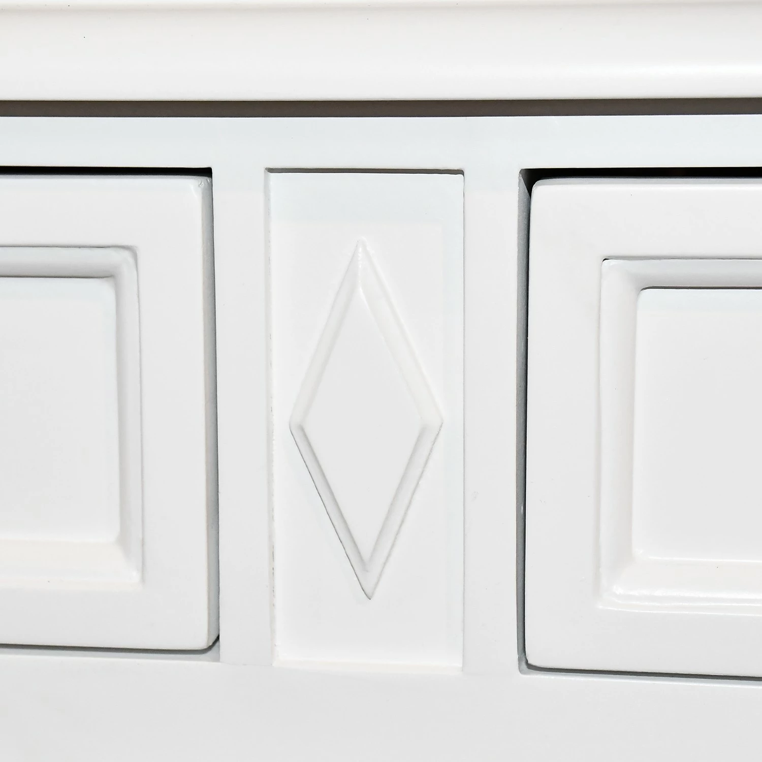 Velvet Studio Sekretär Chambly - Weiß / Schwarz 5 Velvet Studio Sekretär Chambly - Weiß / Schwarz – Bild 3