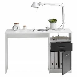 Furnitive Schreibtisch Cossey - Weiß / Schwarz -Möbel Verkäufe 2024 1000242054 210813 11051800060 DETAILS P000000001000242054