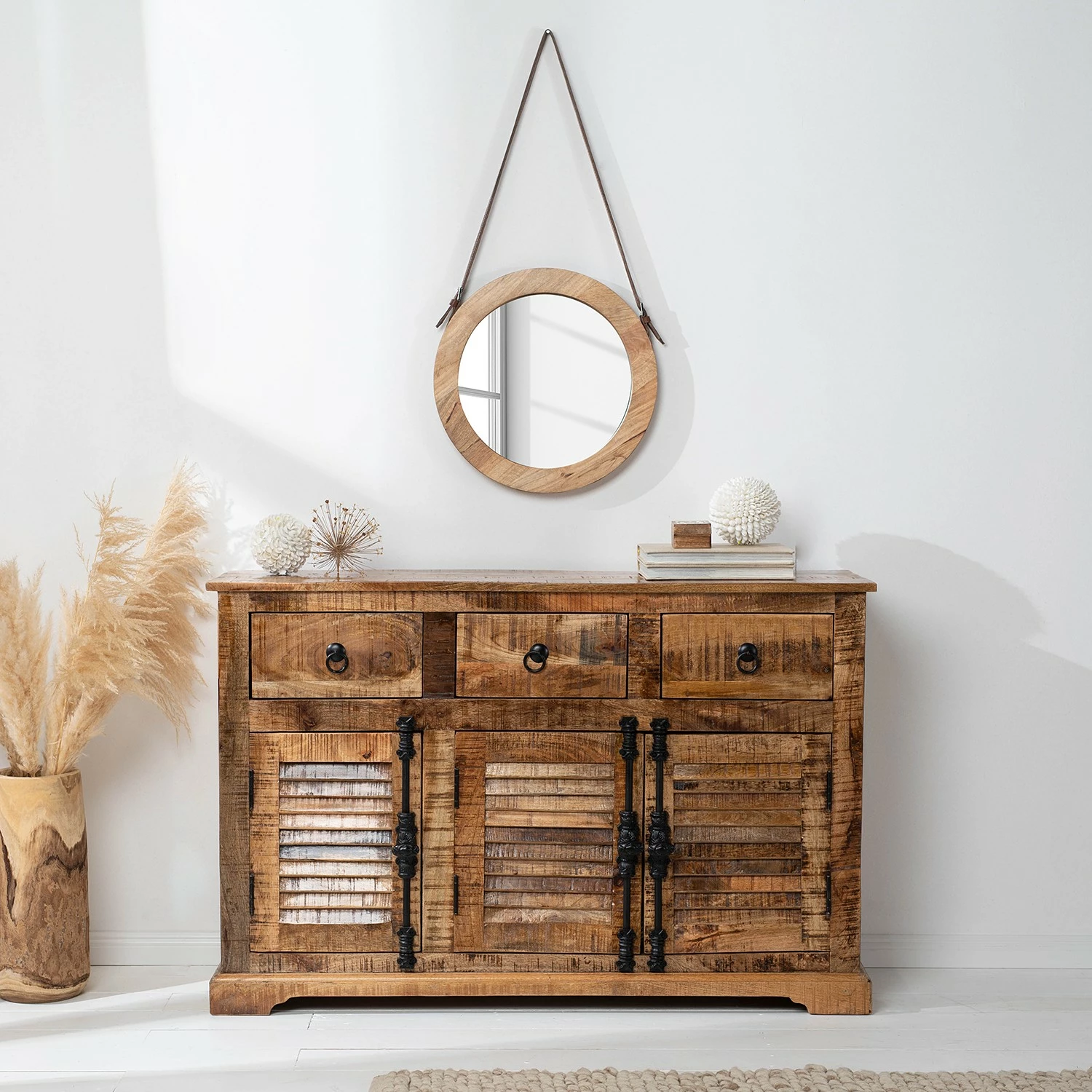 Wolf-Möbel Sideboard Senille - Mango massiv 4 Wolf-Möbel Sideboard Senille - Mango massiv – Bild 2