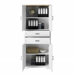 Ridgevalley Büroschrank Jasmund I - Pinie Weiß Dekor / Eiche Artisan Dekor -Möbel Verkäufe 2024 1000244999 210504 06305500061 DETAILS P000000001000244999