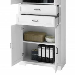 Ridgevalley Büroschrank Jasmund I - Pinie Weiß Dekor / Eiche Artisan Dekor -Möbel Verkäufe 2024 1000244999 210504 06305600063 DETAILS P000000001000244999