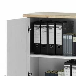 Ridgevalley Büroschrank Jasmund II - Pinie Weiß Dekor / Eiche Artisan Dekor -Möbel Verkäufe 2024 1000245005 210504 06311700121 DETAILS P000000001000245005