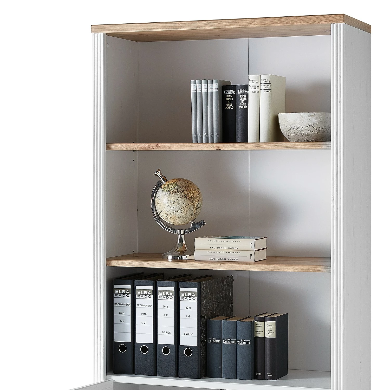 Ridgevalley Büroregal Jasmund I - Pinie Weiß Dekor 7 Ridgevalley Büroregal Jasmund I - Pinie Weiß Dekor – Bild 5