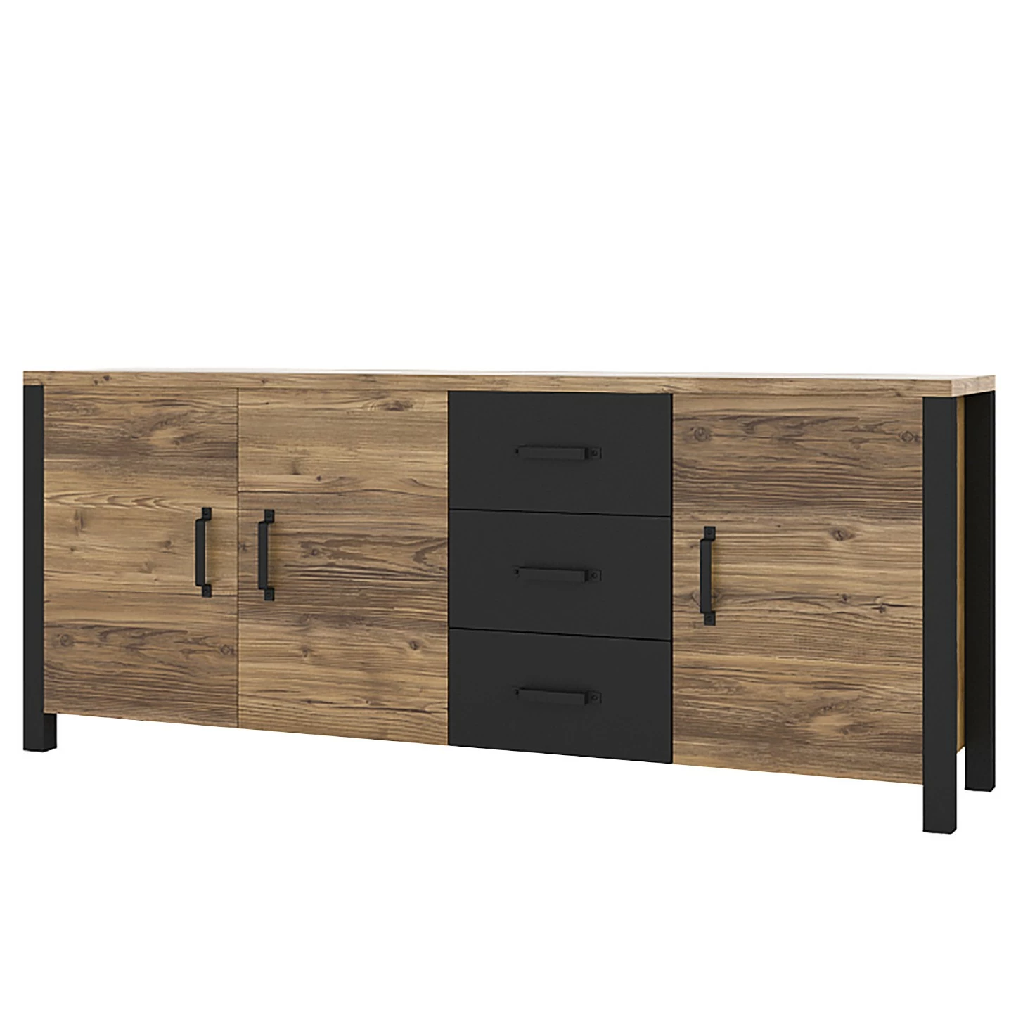 Red Living Sideboard Velleron II - Fichte Dekor 3 Red Living Sideboard Velleron II - Fichte Dekor