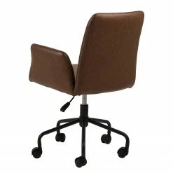 Fredriks Bürostuhl Mailly - Kunstleder / Eisen - Vintage Braun / Schwarz 15 Fredriks Bürostuhl Mailly - Kunstleder / Eisen - Vintage Braun / Schwarz -Möbel Verkäufe 2024 1000246591 210209 12132300300 DETAILS P000000001000246591