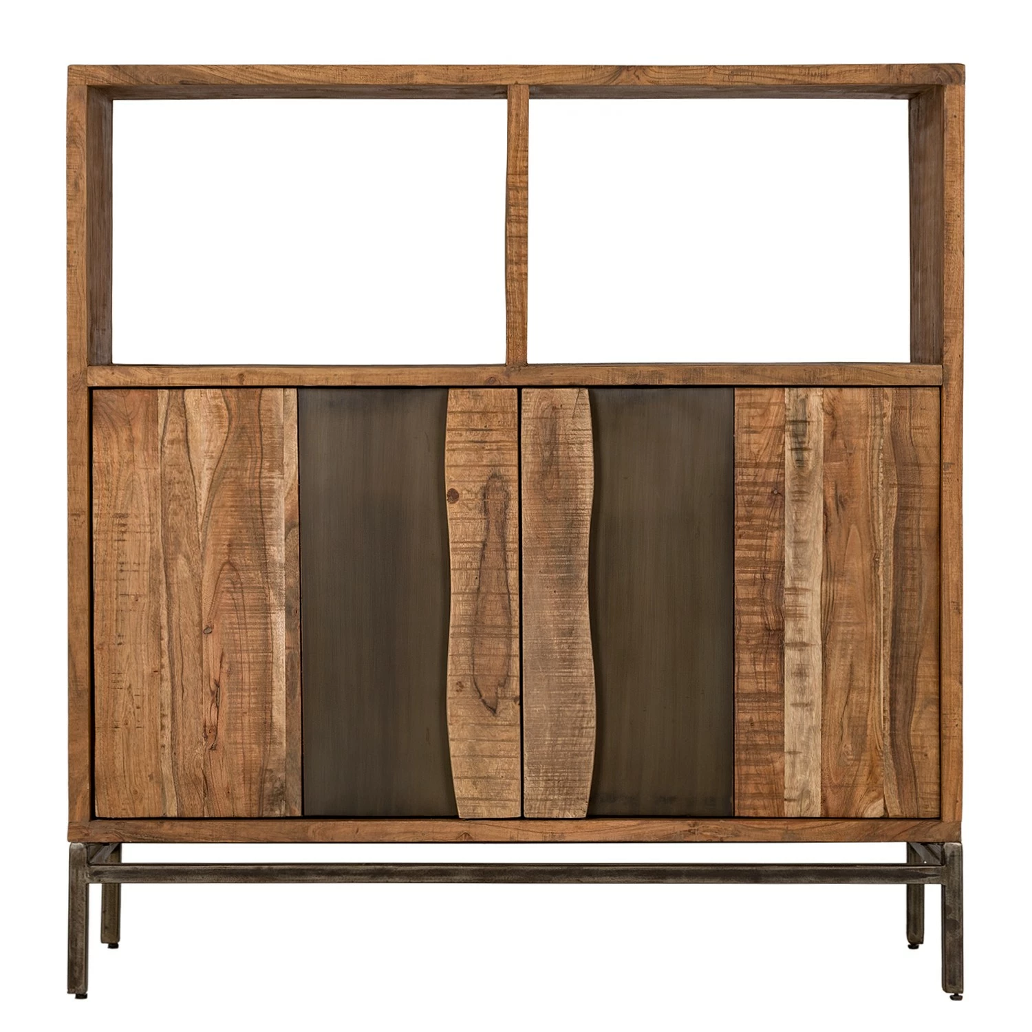 Ars manufacti Büroschrank Domme - Akazie massiv / Eisen - Akazie / Anthrazit 12 Ars manufacti Büroschrank Domme - Akazie massiv / Eisen - Akazie / Anthrazit – Bild 10