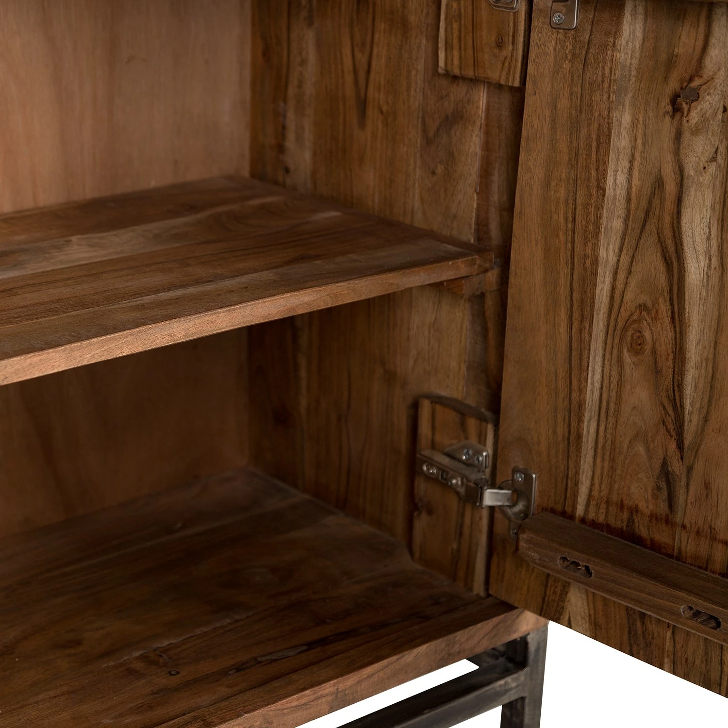 Ars manufacti Büroschrank Domme - Akazie massiv / Eisen - Akazie / Anthrazit 19 Ars manufacti Büroschrank Domme - Akazie massiv / Eisen - Akazie / Anthrazit – Bild 17