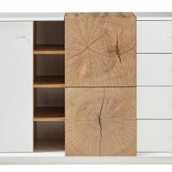 Loftscape Sideboard Crecora II - Weiß / Eiche Dekor -Möbel Verkäufe 2024 1000246791 210727 12504700010 DETAILS P000000001000246791