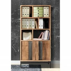 Ars manufacti Büroregal Domme - Akazie massiv / Eisen - Akazie / Anthrazit -Möbel Verkäufe 2024 1000246832 211001 14353800038 MOOD DETAILS P000000001000246832 mood