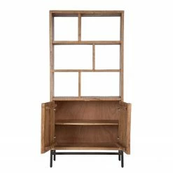 Ars manufacti Büroregal Domme - Akazie massiv / Eisen - Akazie / Anthrazit -Möbel Verkäufe 2024 1000246832 220406 032 DETAILS P000000001000246832